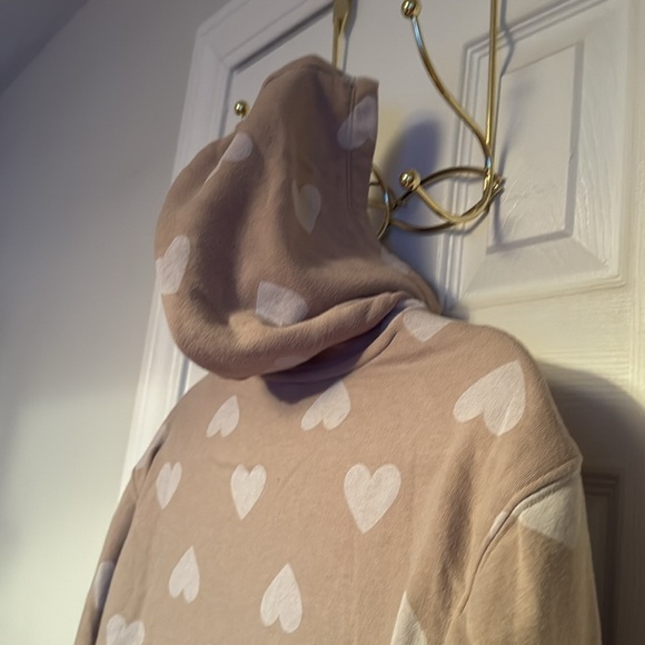 Old Navy Heart Theme Hooded Jogger Set Size L 10/12 - Picture 5 of 9